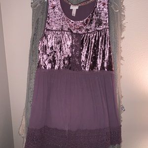 Knox Rose velvet tank